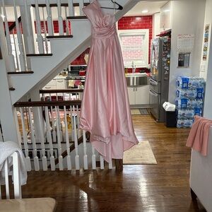 Elegant Pink Maxi Dress
